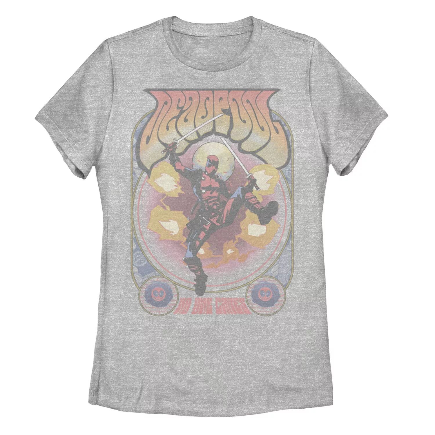 

Футболка с рисунком Disney's Marvel Deadpool Juniors «Никто не заботится» Licensed Character