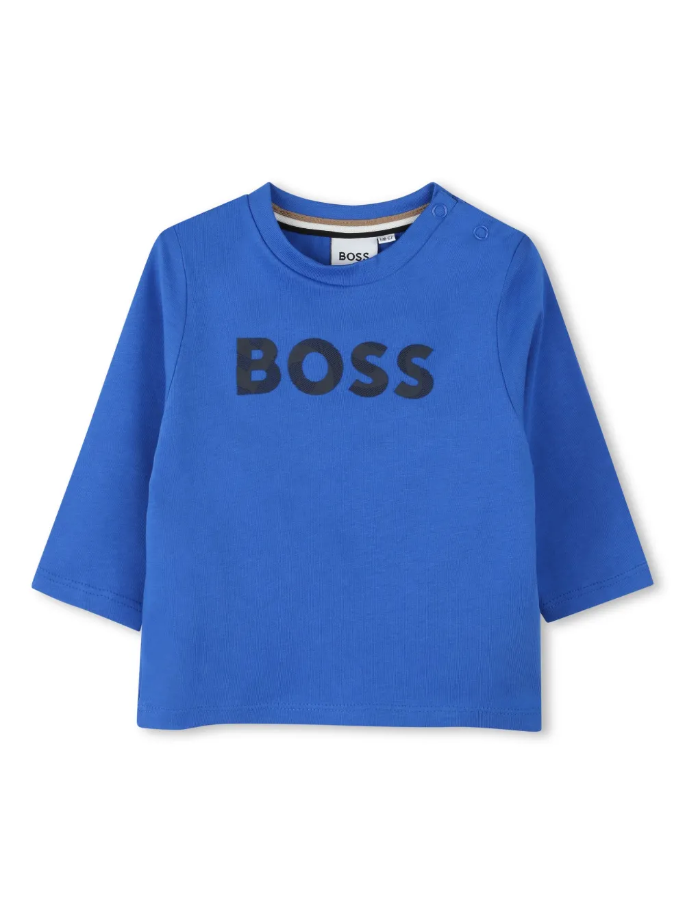 

Футболка с логотипом BOSS Kidswear, синий