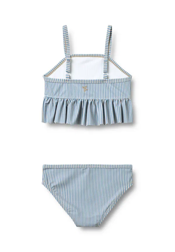 Купальник Lærke set bikini Wheat, blue swim stripe, сине-белая полоска — фото 2