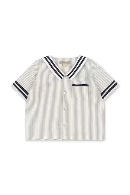 Рубашка хлопковая ALLIE SAILOR SHIRT Konges Sløjd, белый