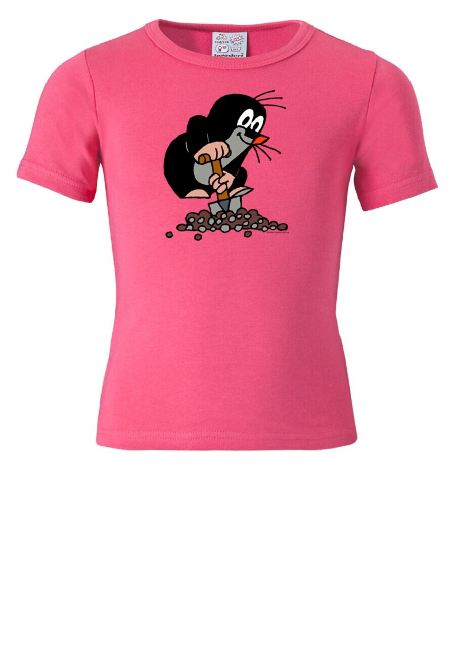 

Футболка LOGOSHIRT Der kleine Maulwurf, розовый