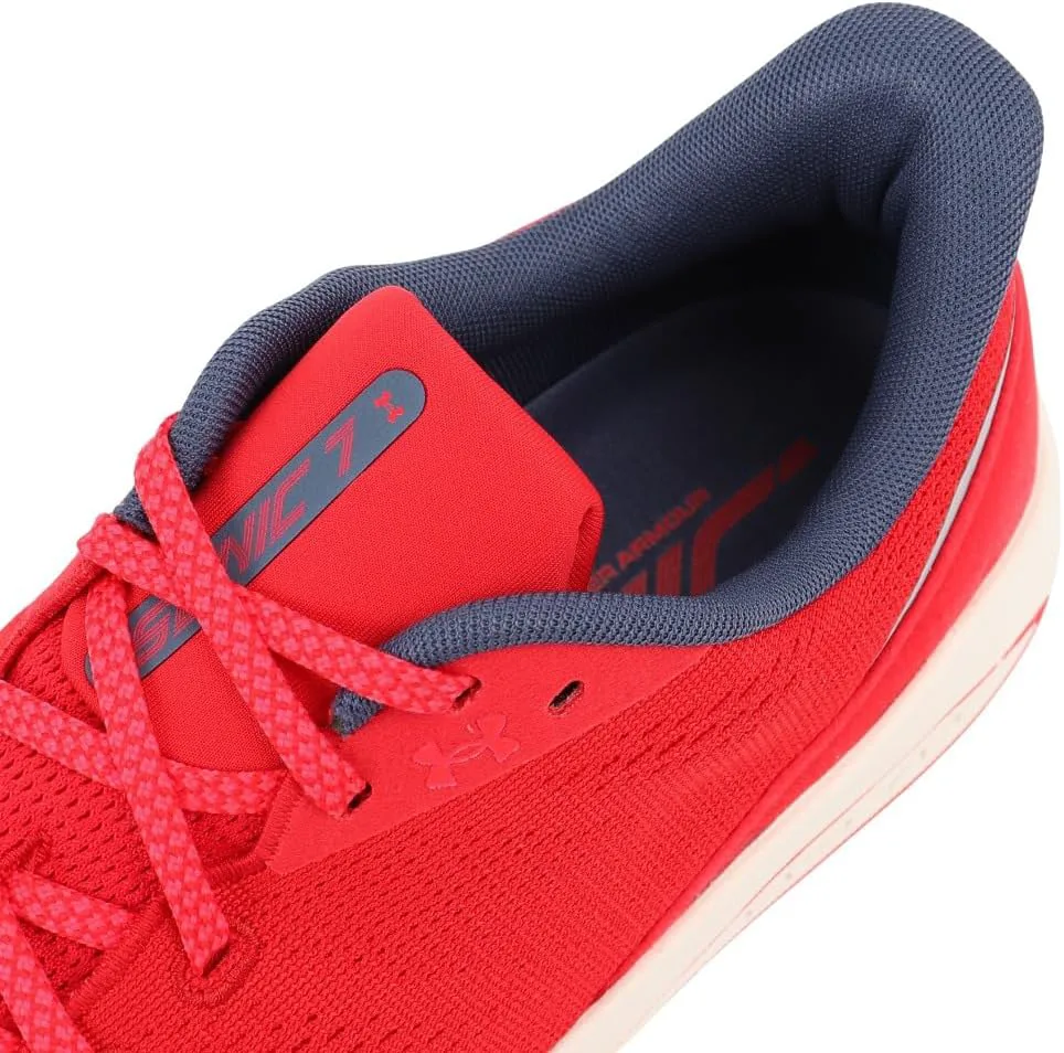 Мужские кроссовки Under Armour HOVR Sonic 7, красно-белый — фото 4