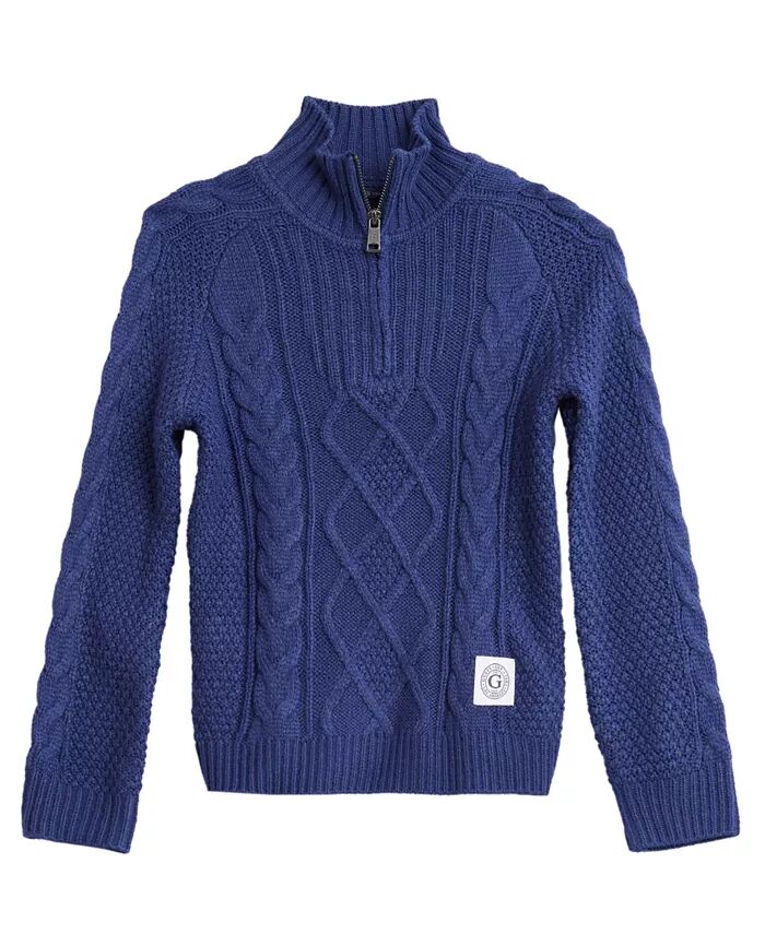 

Свитер Big Boy с длинными рукавами и четвертью молнии GUESS