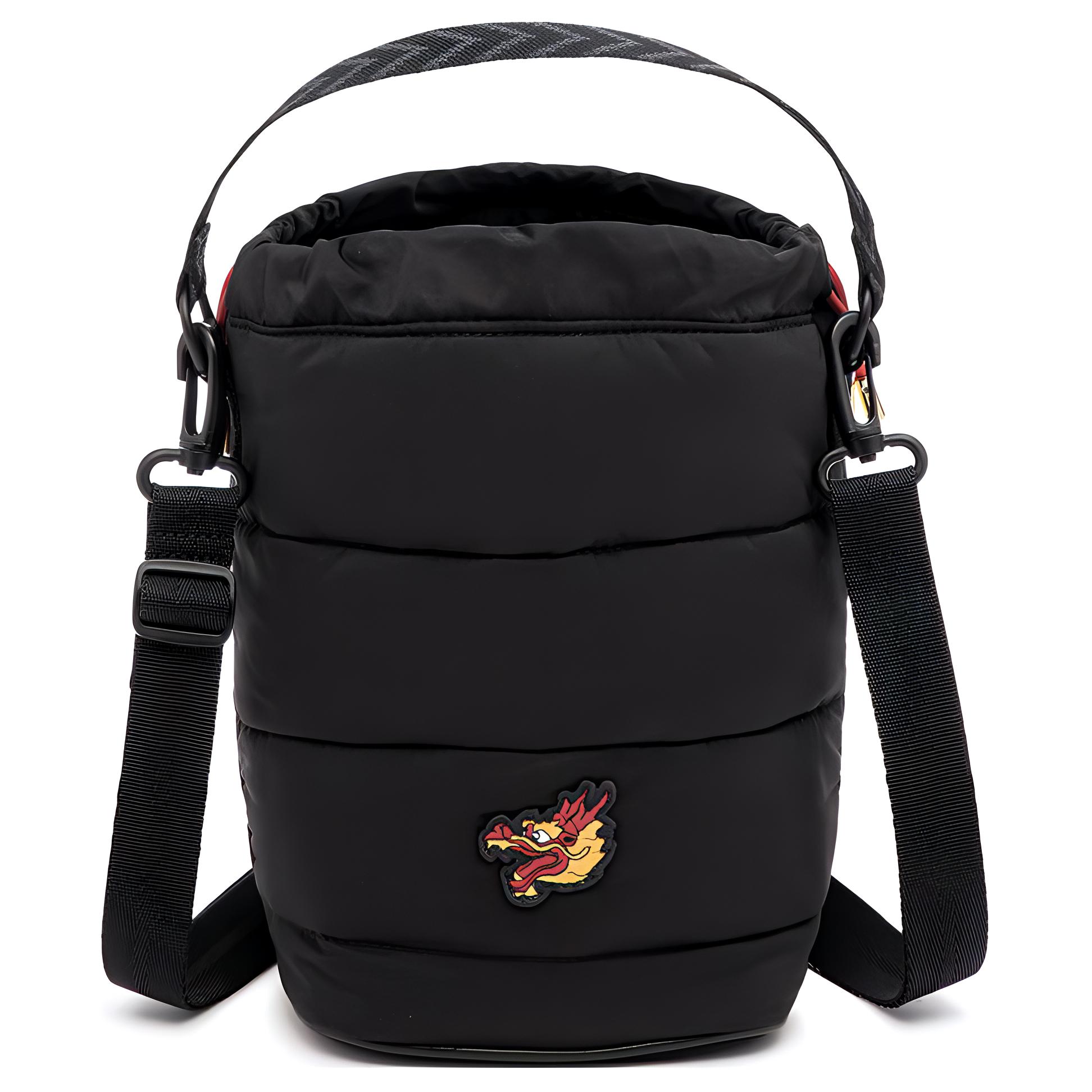 

LiNing Полиэстеровая наплечная сумка кроссбоди унисекс черная, Black