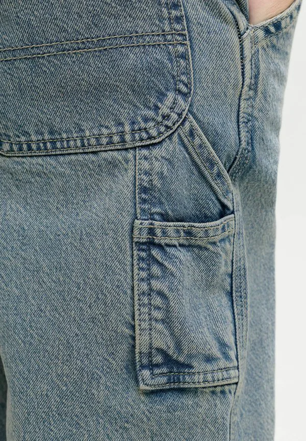 Свободные джинсы свободного кроя jjialex jjcarpenter Jack & Jones Junior, Blue Denim — фото 4