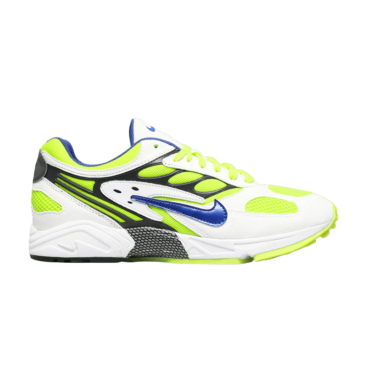 

Кроссовки Air Ghost Racer 'White Neon Yellow', белый