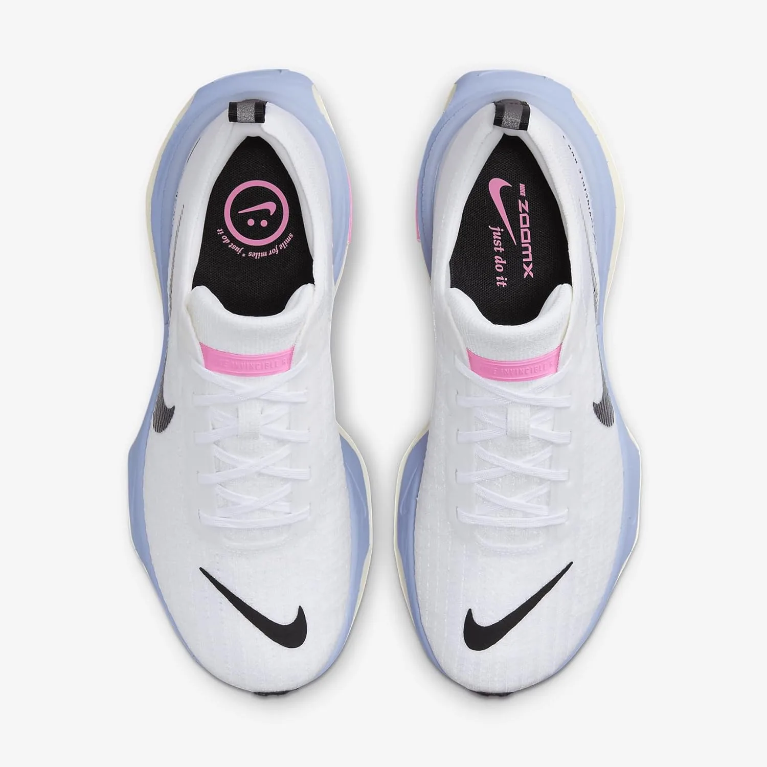Мужские беговые кроссовки Nike Invincible 3 DR2615, белый/черный/серый — фото 4
