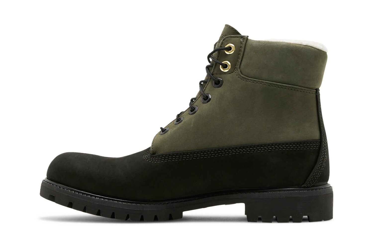 Ботинки водонепроницаемые Timberland 6 Inch с флисовой подкладкой, зеленый — фото 3