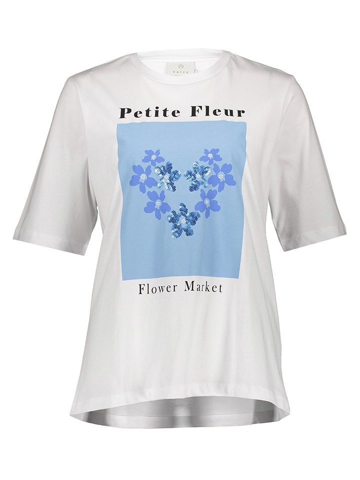 

Kaffe Белая футболка, Белый, Kaffe Белая футболка