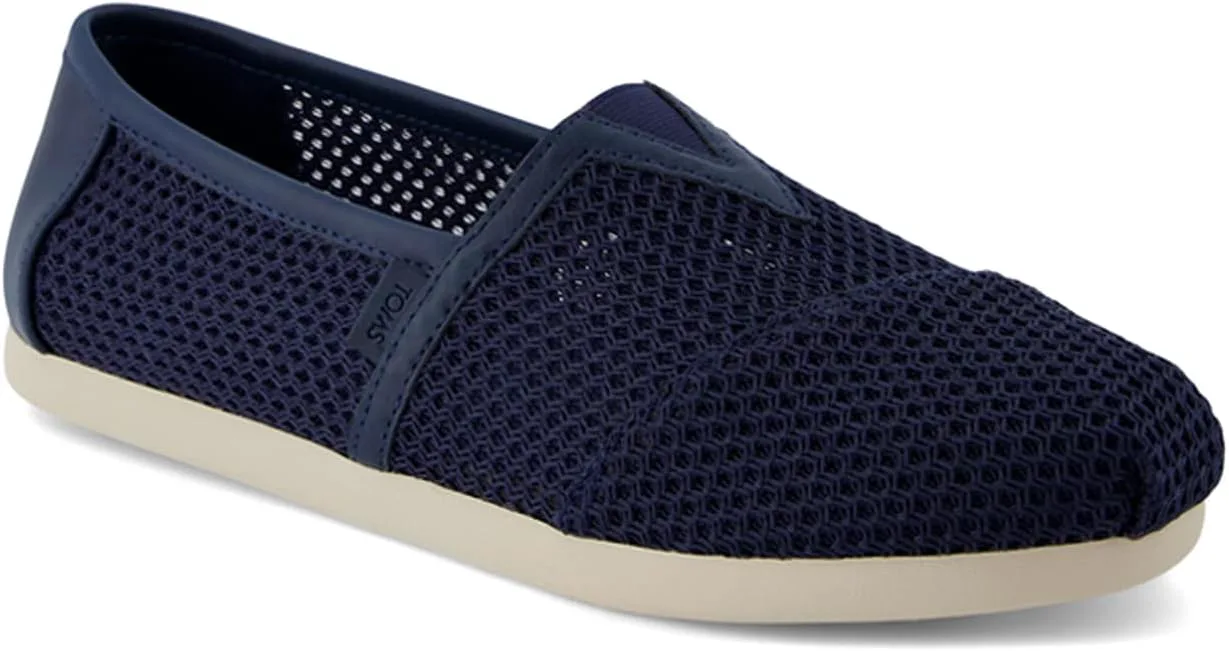 Женские эспадрильи TOMS Alpargata с веревочной подошвой, темно-синий