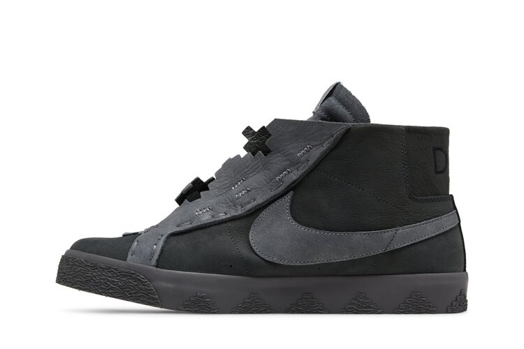 Кроссовки Nike Di'orr Greenwood x Blazer Mid SB, серый — фото 3