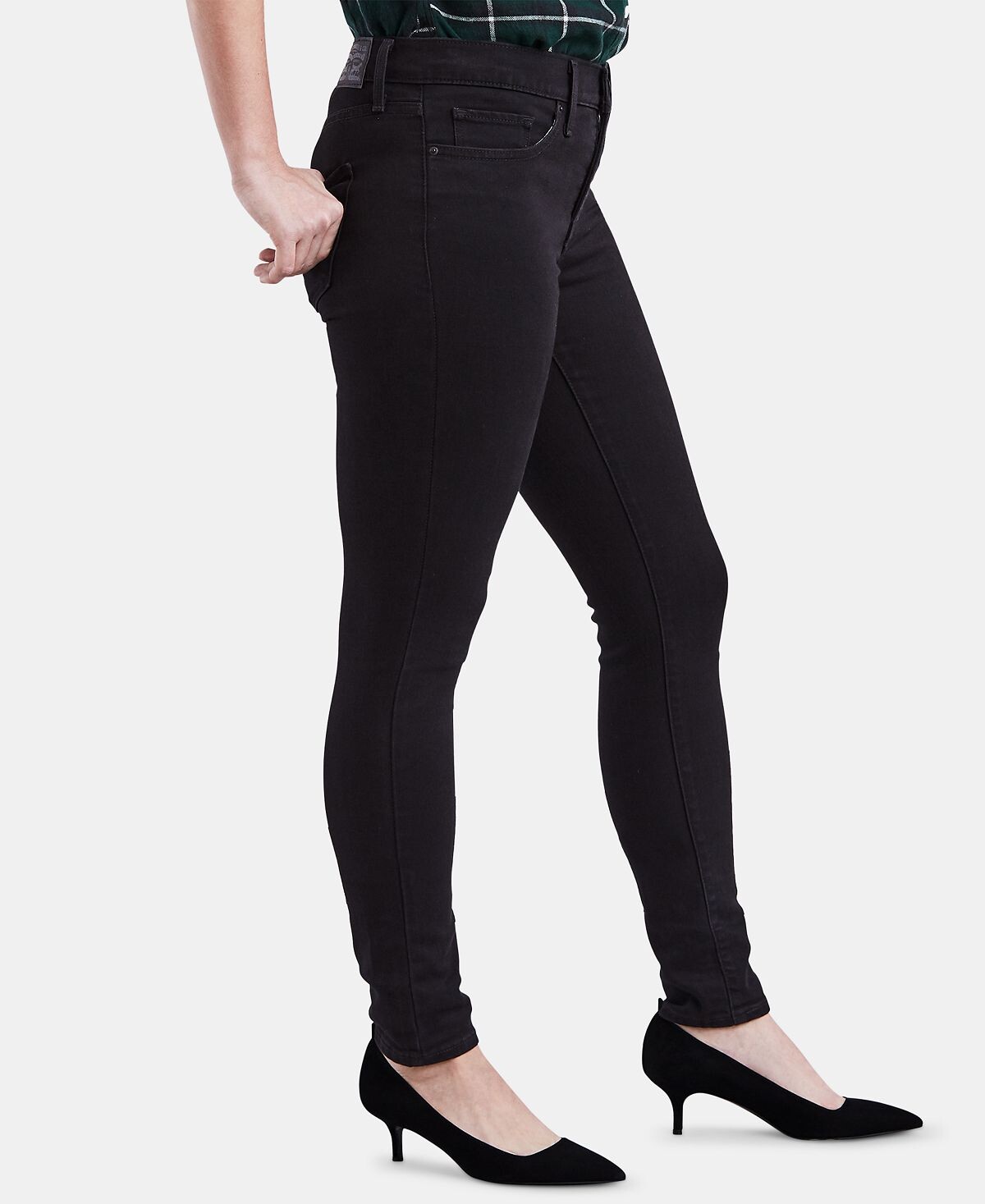 Женские джинсы скинни 311 Shaping, короткая длина Levi's, черный — фото 3
