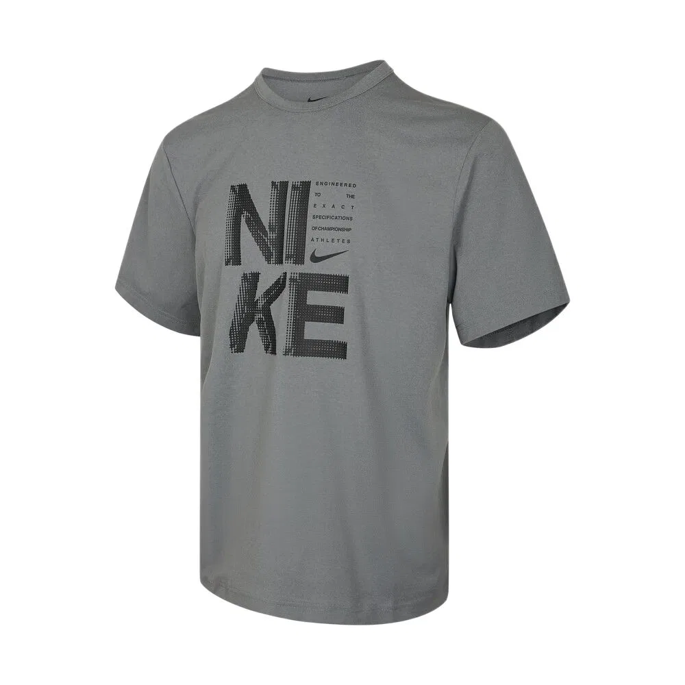 Футболка мужская серая crew neck moderate Nike, Gray