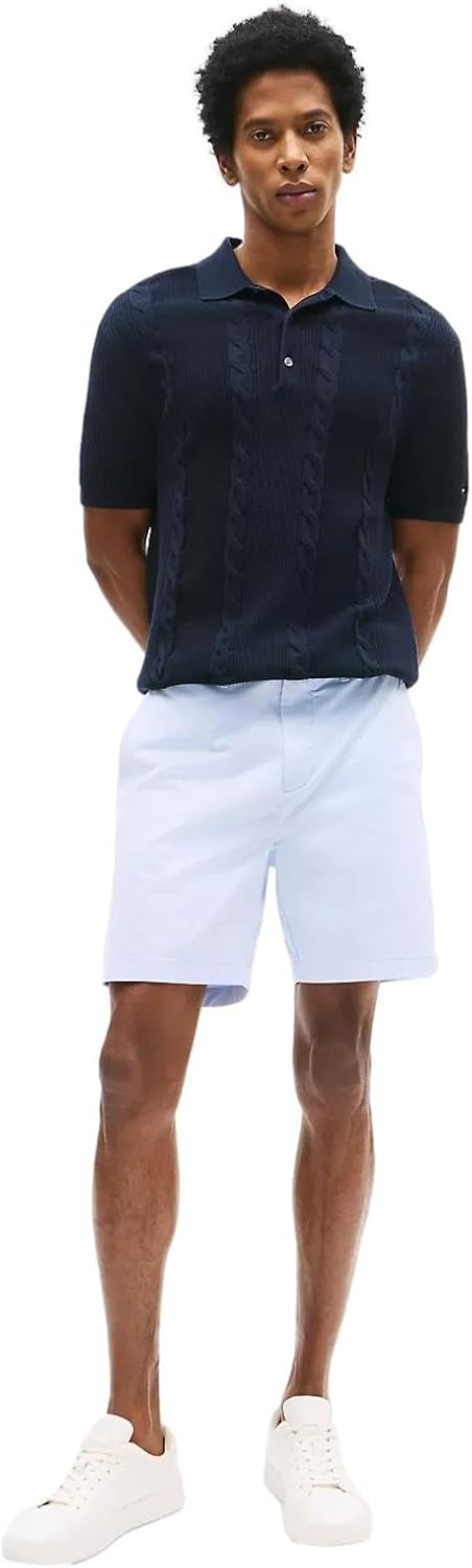 Мужские шорты Tommy Hilfiger Regular Fit Flex-Tommy, коллекция 2024, 40, Th Breezy Blue — фото 2