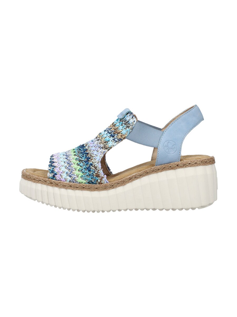 Босоножки на высоком каблуке Rieker Sandals, пастельный синий — фото 2