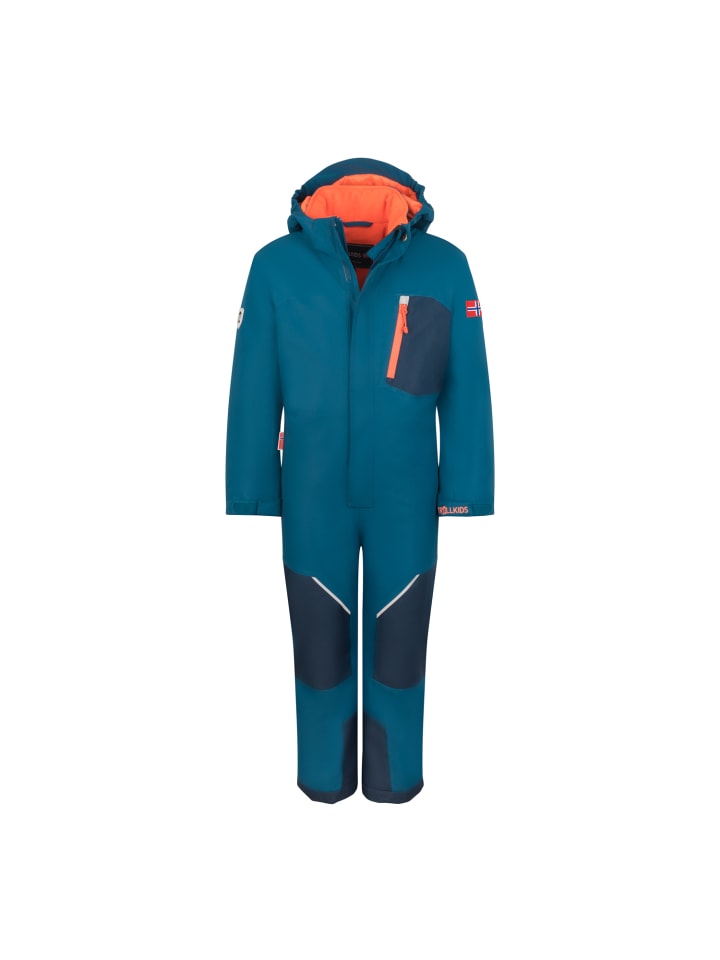 

Комбинезон Trollkids Skianzug Isfjord XT, цвет madeira blue