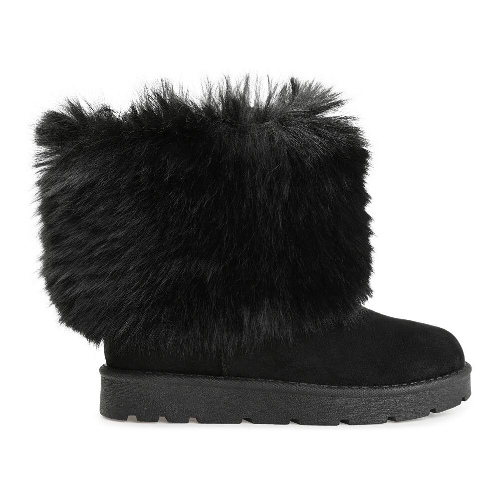 Коллекция Journee Женские зимние ботинки Shanay Tru Comfort Foam из искусственного меха Journee Collection, черный — фото 2