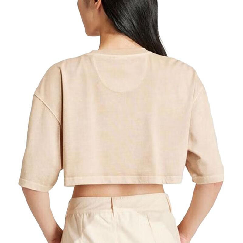 

ESSENTIALS+ CROPPED TEE Футболка женская коричневая Adidas Originals