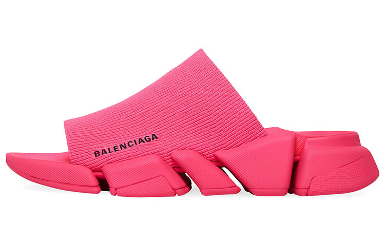 

Шлепанцы женские Balenciaga Speed ​​2.0 Logo-print, розовый