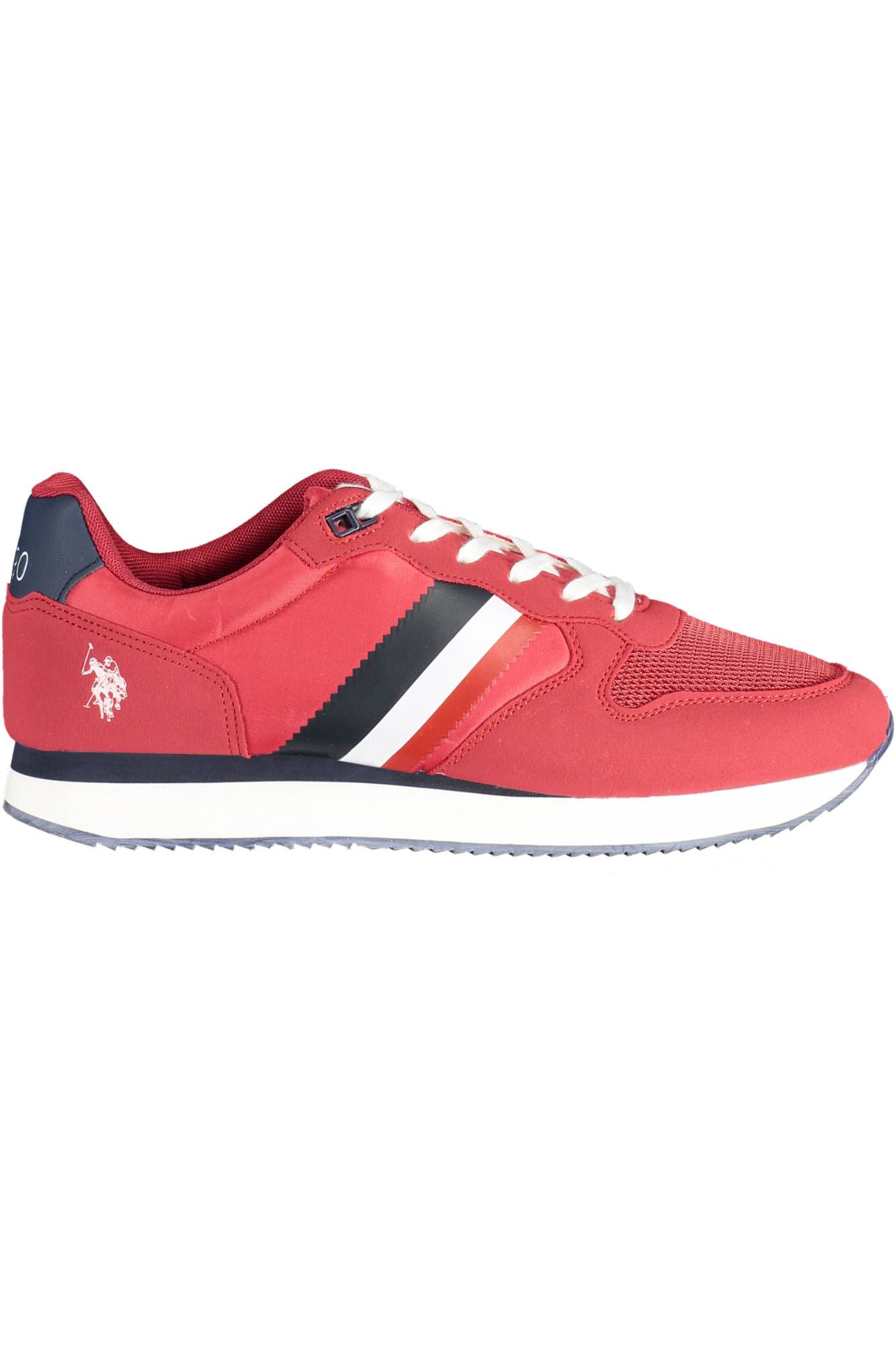 

Красные мужские кроссовки из полиэстера U.S. Polo Assn.