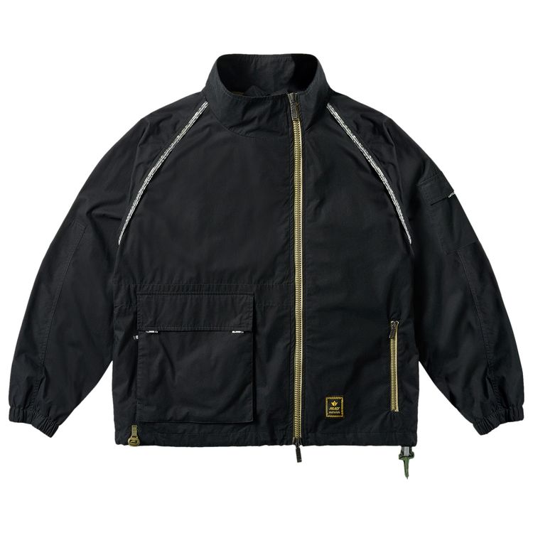 

Куртка Palace x Maharishi Asymetric Track Jacket 'Black', черный