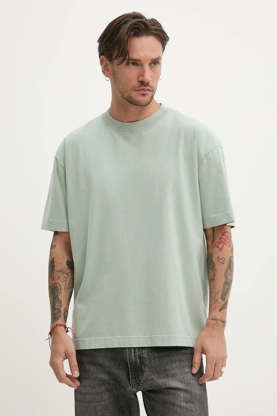 

Хлопковая футболка Hollister Co., зеленый
