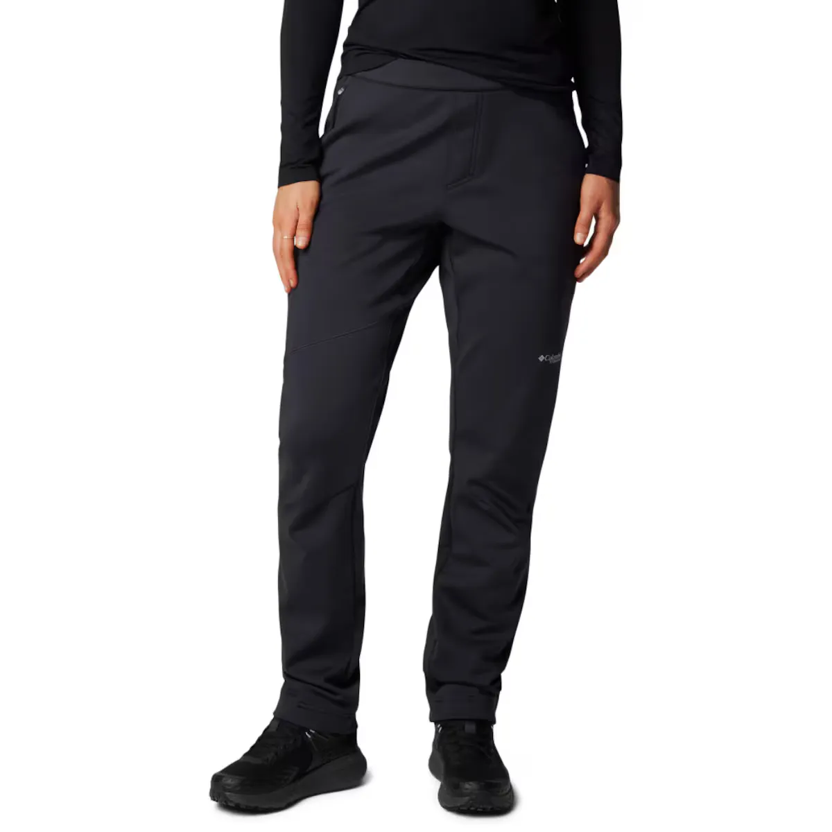 

Женские походные брюки Wide Canyon High-Rise Softshell Columbia, чёрный