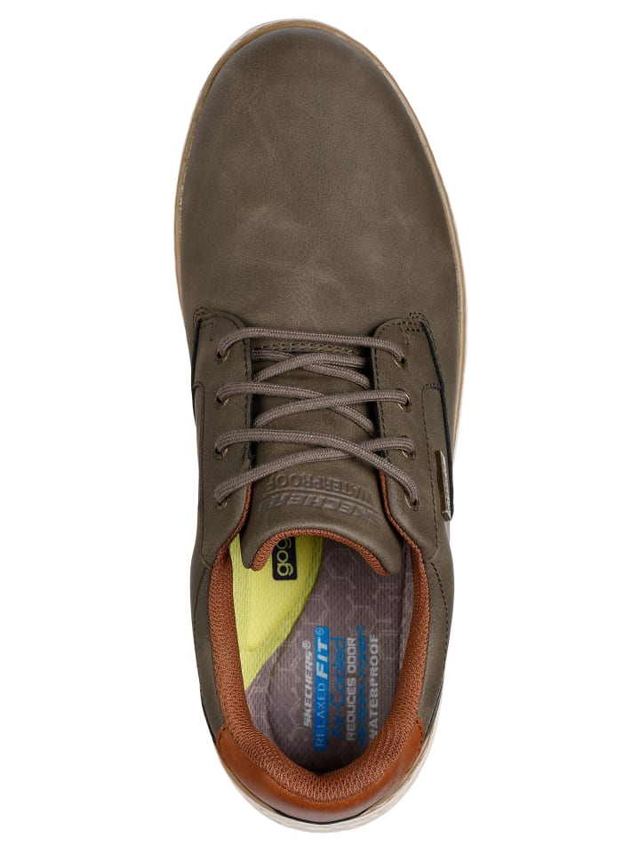 Кроссовки на шнуровке Skechers Sneakers Low GARLAN - PRYOR, зеленый — фото 4