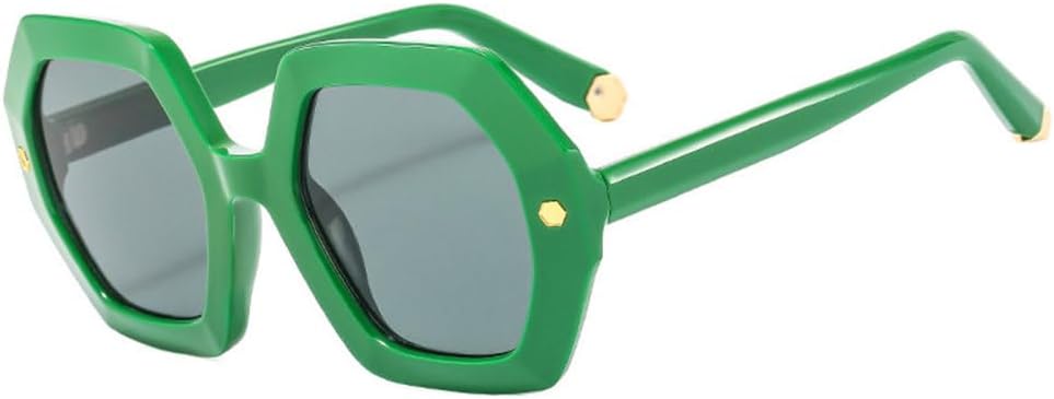 

MUTYNE Модные панк-солнцезащитные очки квадратной формы для женщин и мужчин, солнцезащитные очки-маска, женские очки в стиле стимпанк с защитой от УФ-излучения UV400, Green-g15lens