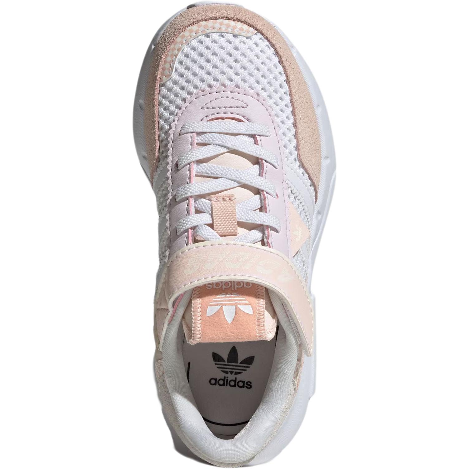 Кроссовки детские Retropy F2 Low top для бега Adidas Originals, розовый — фото 3