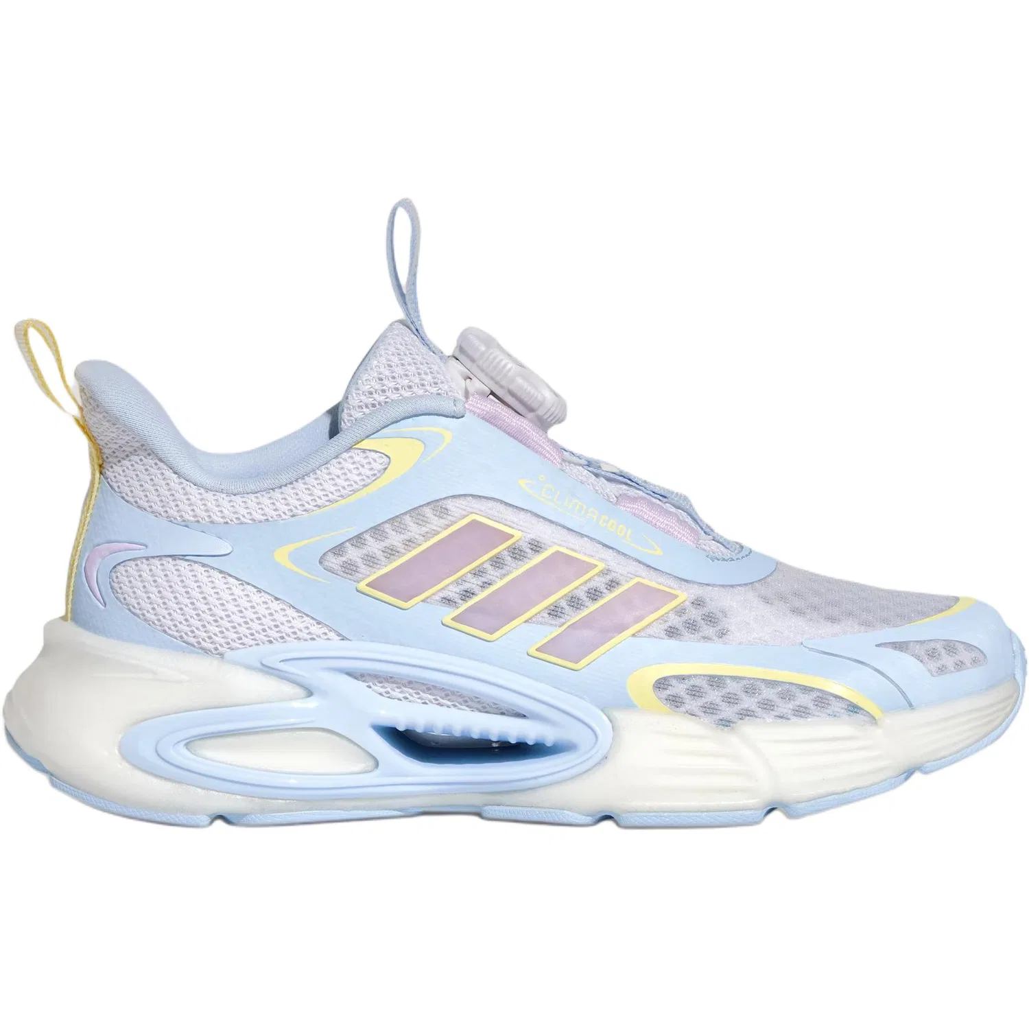 Детские кроссовки для бега Climacool Slip Resistant, Abrasion Resistant, Breathable Low top Crystal Blue Adidas — фото 3