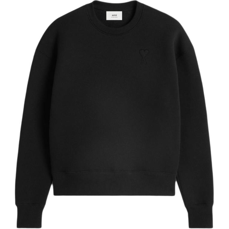 

Ami Paris Толстовка из смесового хлопка Ami De Coeur Amiparis, черный