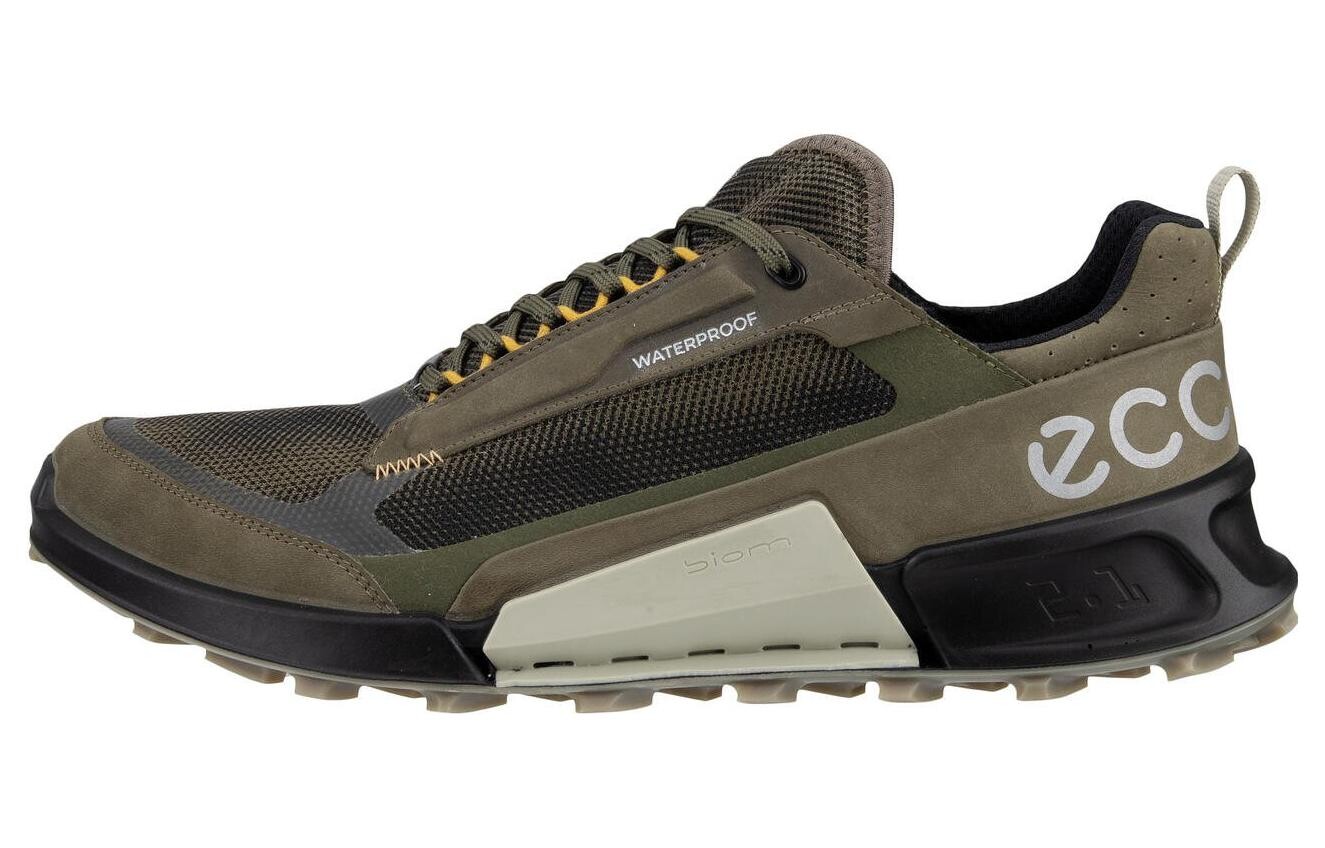 

Кроссовки ecco Lifestyle Shoes Men Low-top Olive Green, зеленый