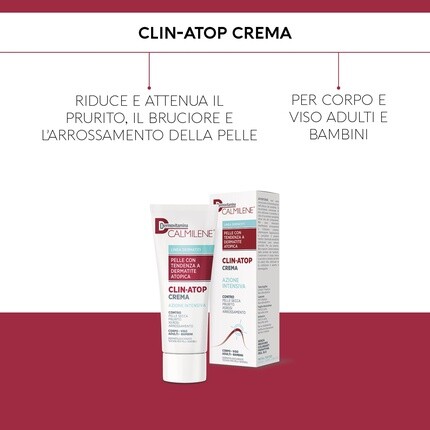 Крем для лица Dermovitamina — Calmilene Clin Atop интенсивного действия для атопической кожи, 50 мл — фото 2