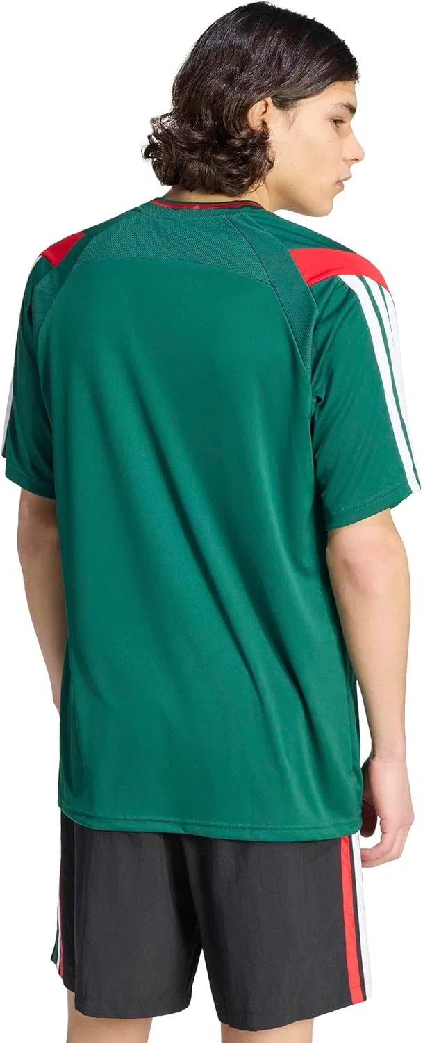 Толстовка adidas, Team Dark Green/Better Scarlet/White — фото 4