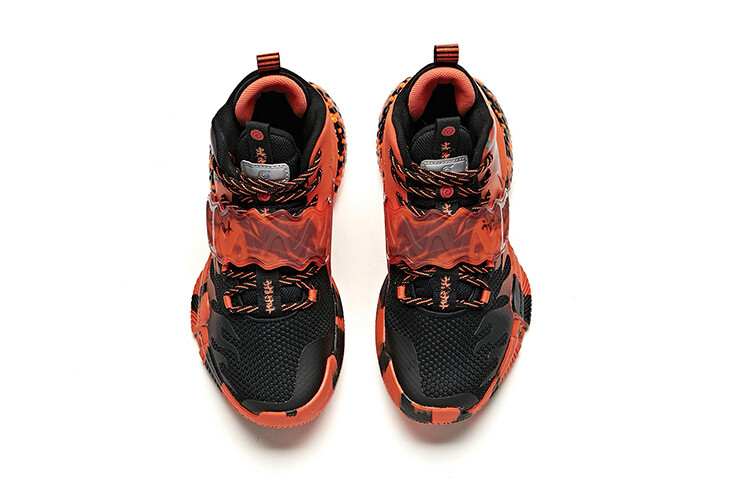 Детские баскетбольные кроссовки GS High-top Magma Orange/Black Anta Kids — фото 3