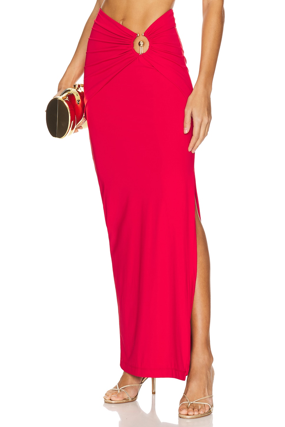 

Юбка макси X revolve neve Bardot, deep red