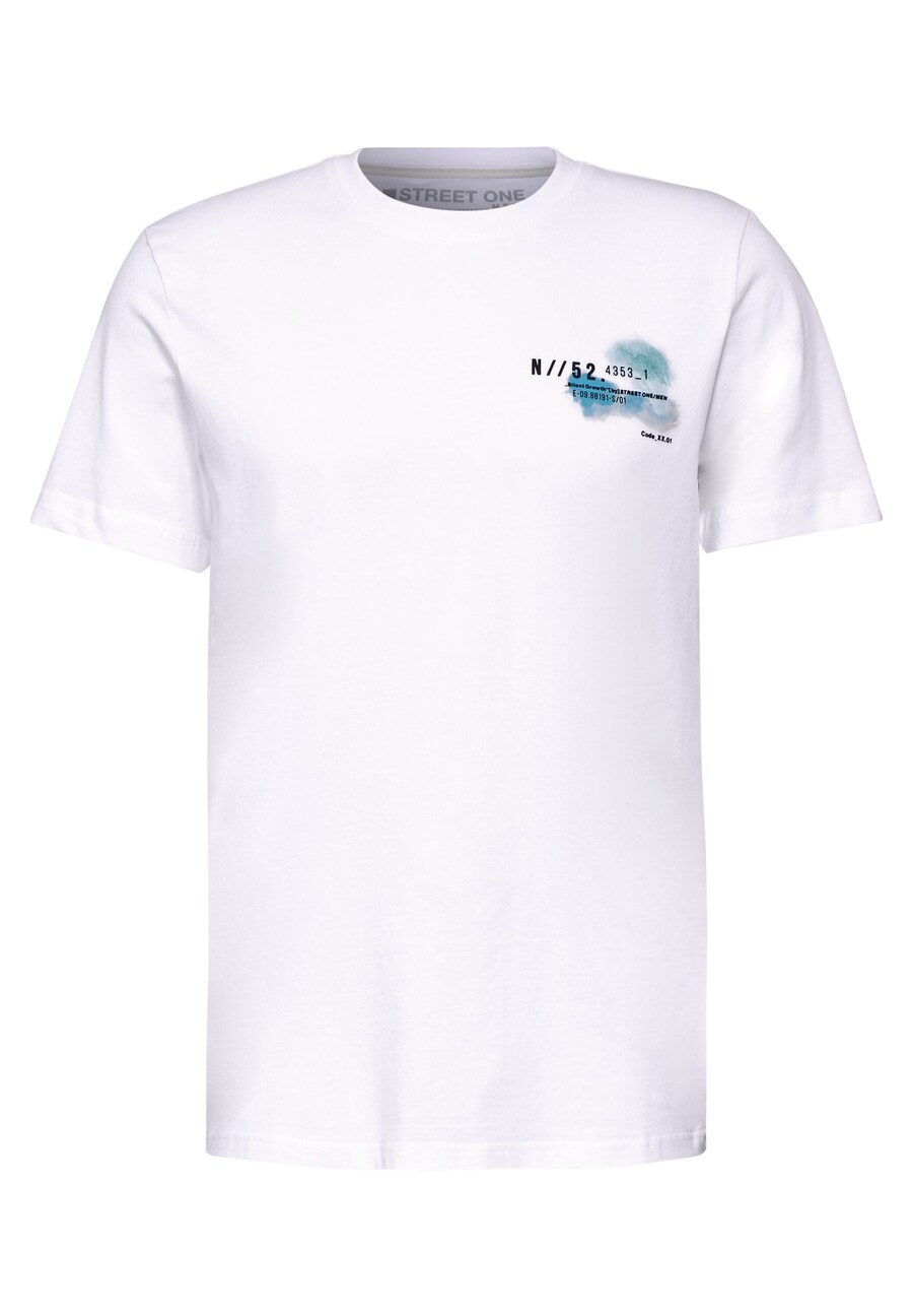 

Классическая футболка Street One MEN Shirt, белый
