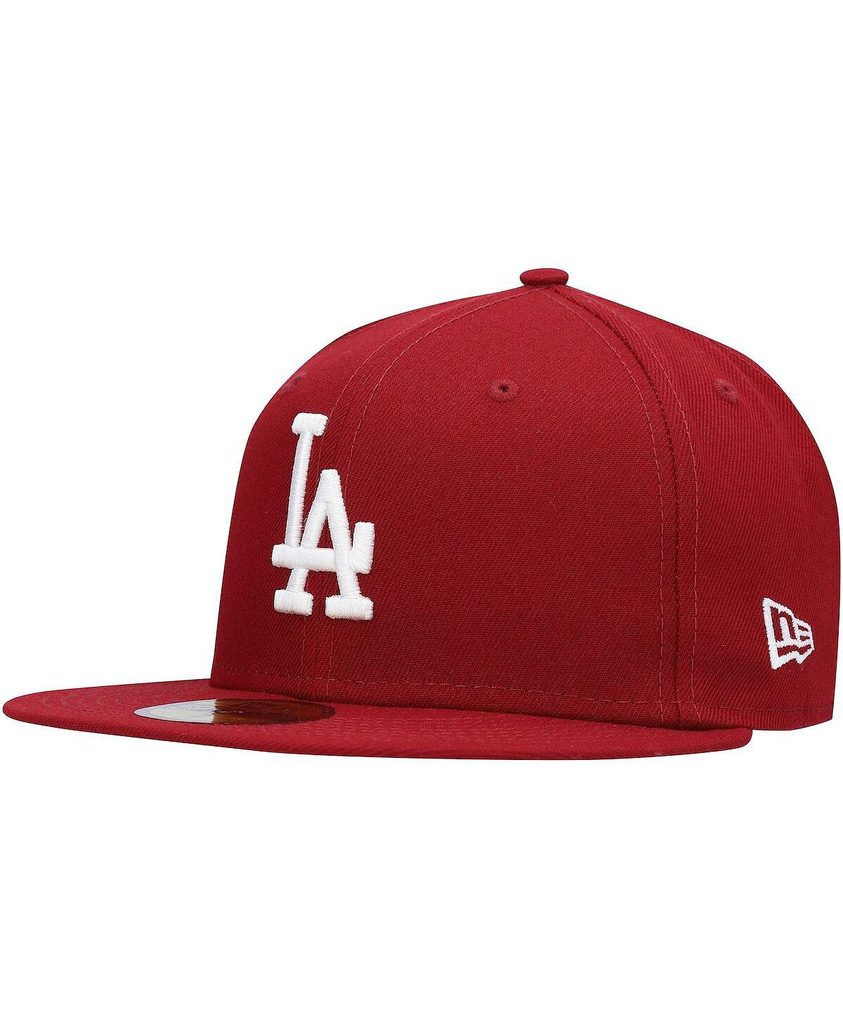 

Мужская кепка с логотипом Cardinal Los Angeles Dodgers белая 59FIFTY New Era