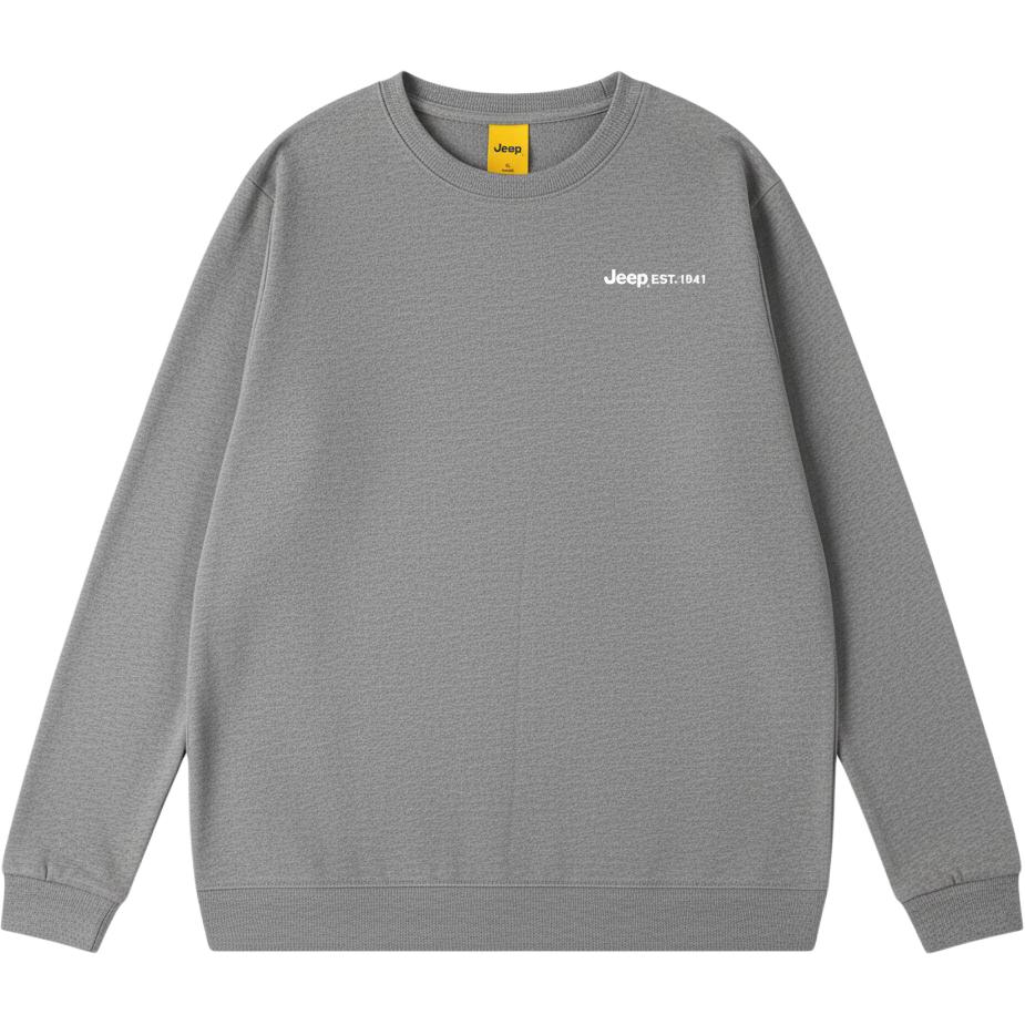 

Свитшот Unisex Crew Neck Moderate Heavyweight Jeep, темно-серый