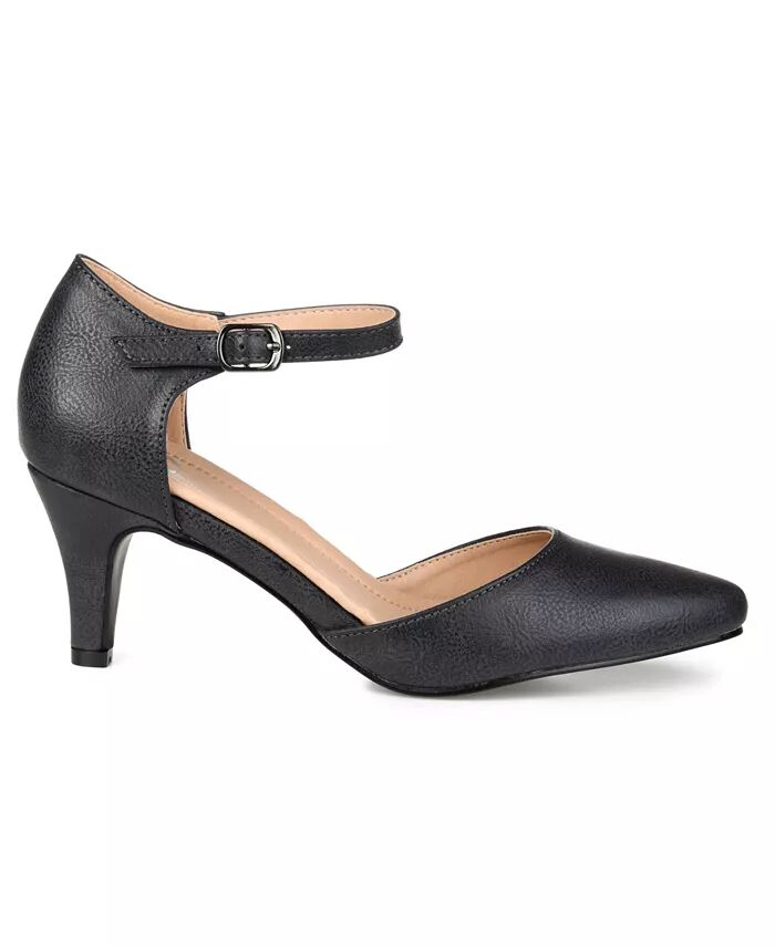Женские туфли-лодочки Bettie с острым носком Journee Collection, серый — фото 2