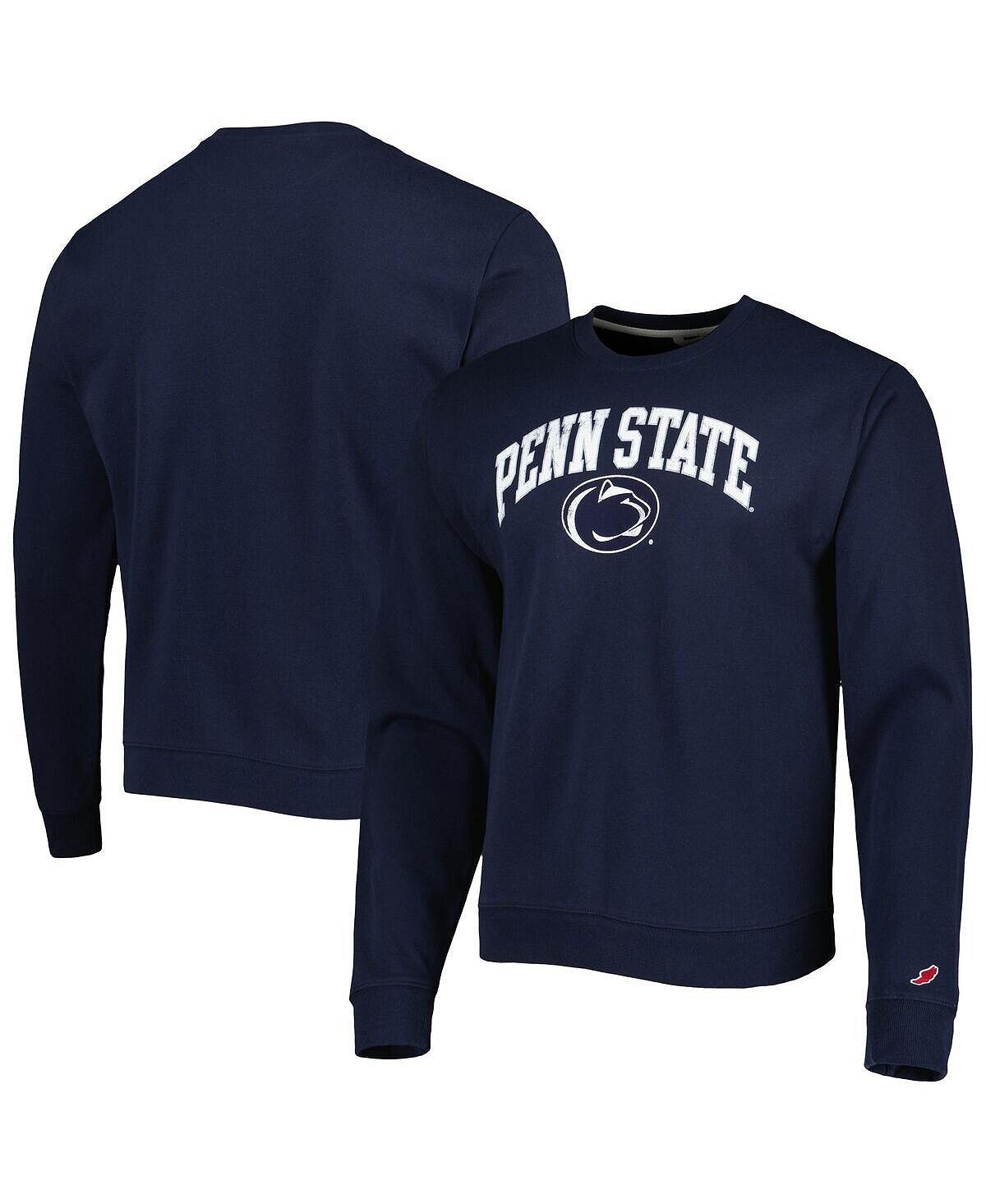 

Мужской темно-синий флисовый пуловер Penn State Nittany Lions 1965 Arch Essential толстовка League Collegiate Wear
