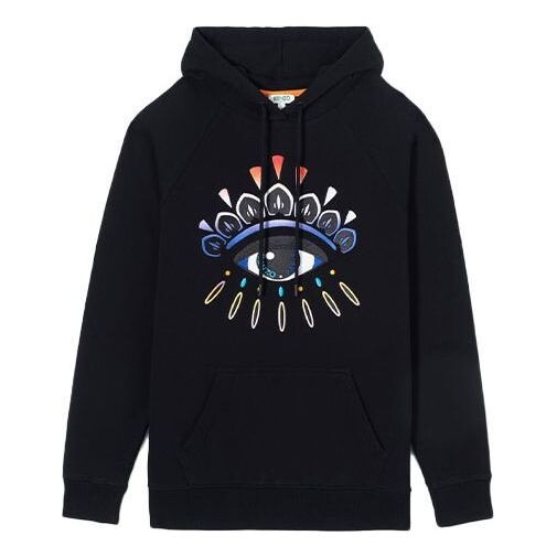 

Свитер eye pattern hoodie black Kenzo, черный