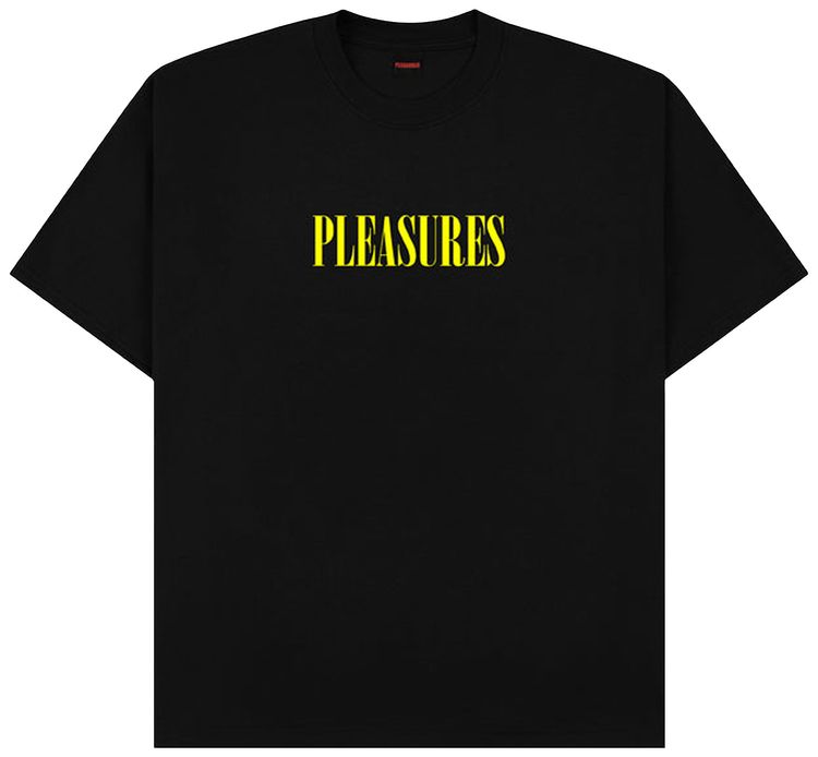 

Футболка с символикой выставки "Pleasures Exhibition" (черная), Черный, Футболка с символикой выставки "Pleasures Exhibition" (черная)