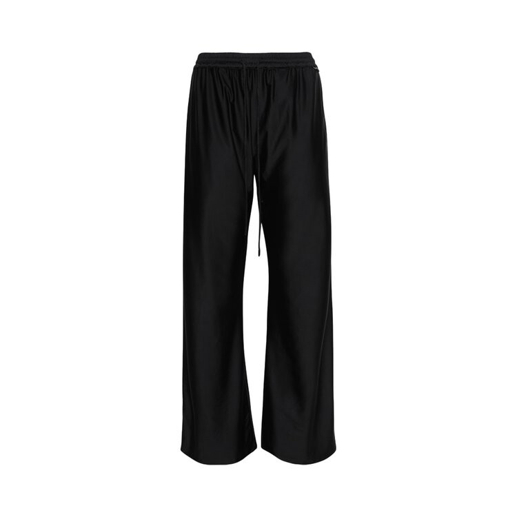 

Брюки Marine Serre Draped Jersey Drawstring Trousers, черный