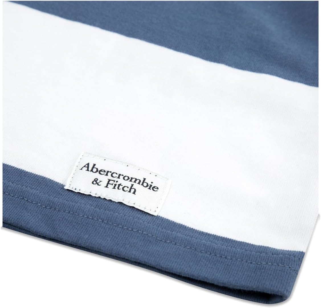 Поло abercrombie kids Long Sleeve Rugby Polo, цвет Vintage Indigo — фото 3