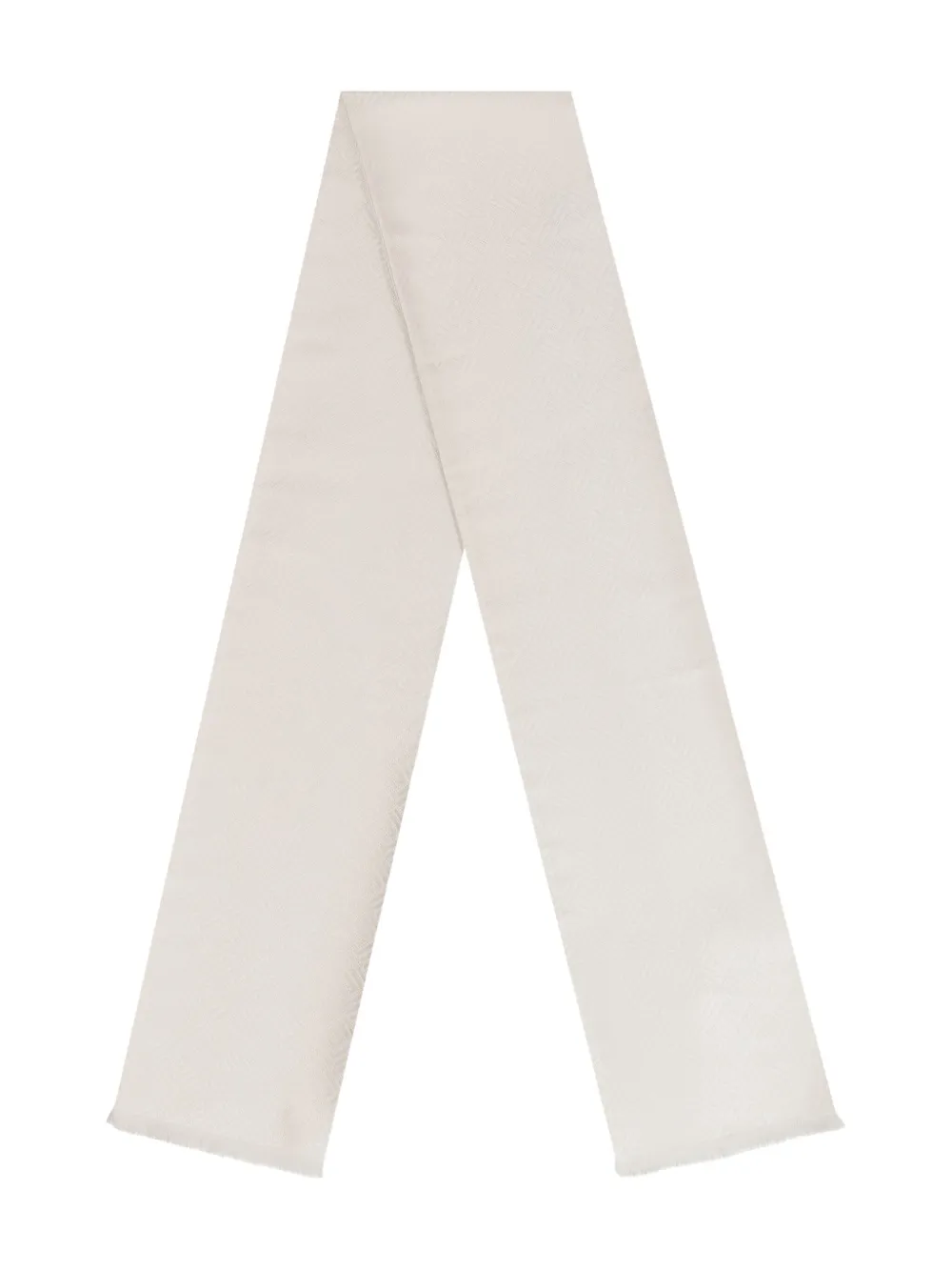 

Шарф с геометрическим узором Zegna, белый