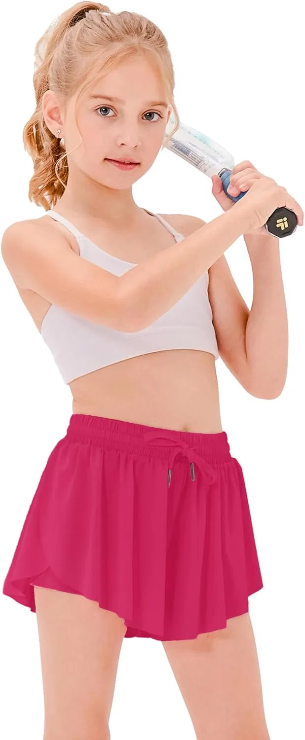 Шорты для девочек Stelle Athletic Running Skirt, Raspberry