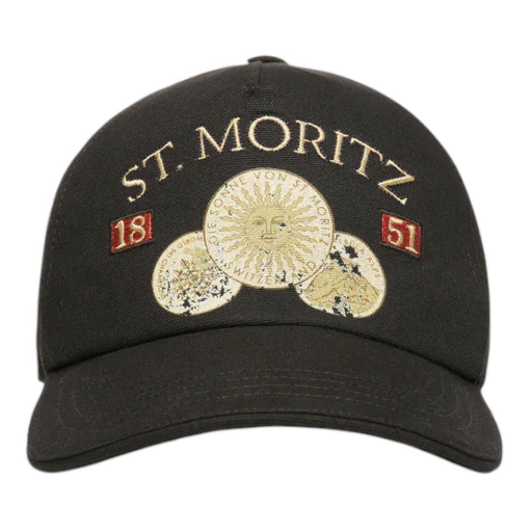 

Бейсболка мужская черная Bally 6302914 St Moritz
