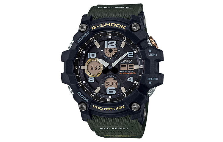 

Женские часы Casio GSG-100-1A3 черные 56,2 мм